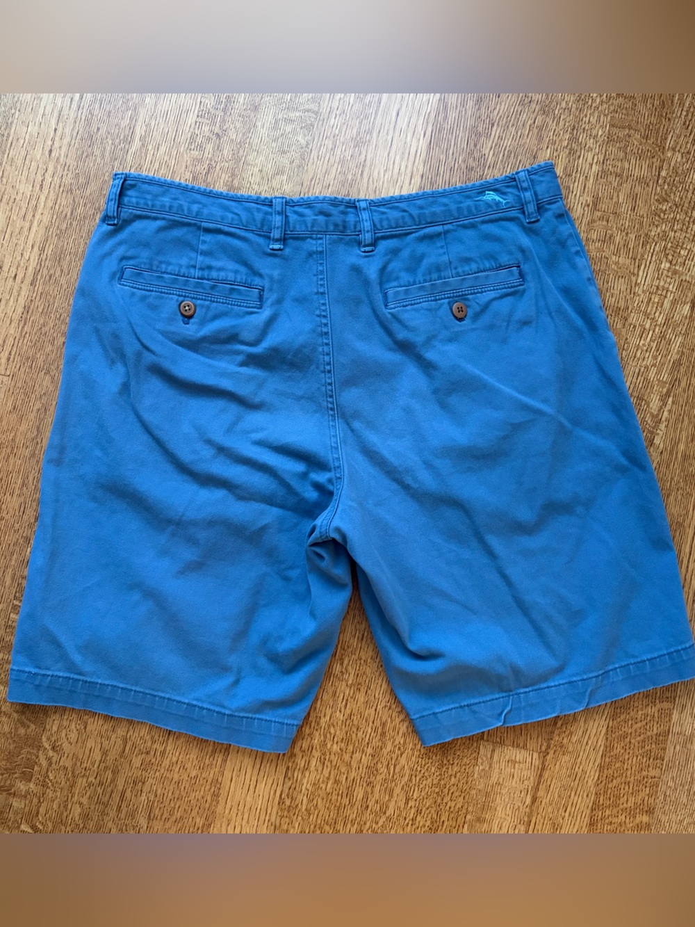 Tommy Bahama Boracay Chino Shorts Men’s 34 Blue Cotton Spandex Stretch Twill - Picture 7 of 11